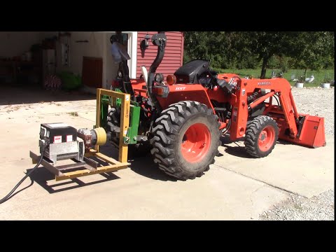 Видео: Установка генератора 154 PTO на Kubota L3400
