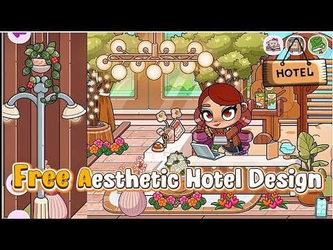 Видео: БЕСПЛАТНЫЙ эстетичный дизайн отеля в Avatar World 🏨💖 | Строительство игрового дома в Avatar World