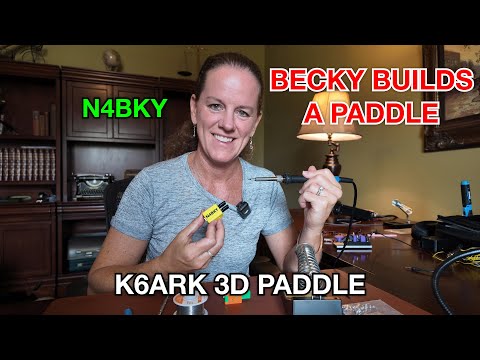 Видео: Весло за 3 доллара | Наше любимое весло POTA/SOTA CW 3D от Адама - K6ARK | сборка от Бекки