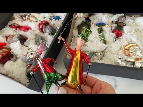 Видео: Необычные ёлочные игрушки из Германии 🎄