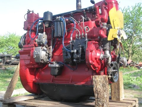 Видео: подготовка и последующая замена двс д-65