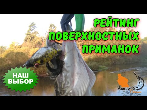 Видео: Мои уловистые уокеры, попперы. Рейтинг топвотеров. #KirovFishing