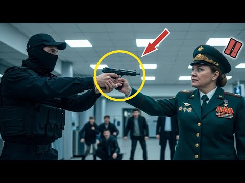 Видео: Ограбление банка пошло не так: грабитель напал на генерала