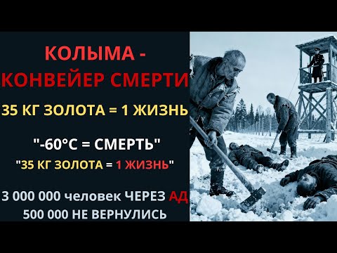 Видео: КОЛЫМСКИЙ КОНВЕЙЕР СМЕРТИ: 500 000 НЕ ВЕРНУЛИСЬ | Как СССР Построил Золотую Империю на Костях