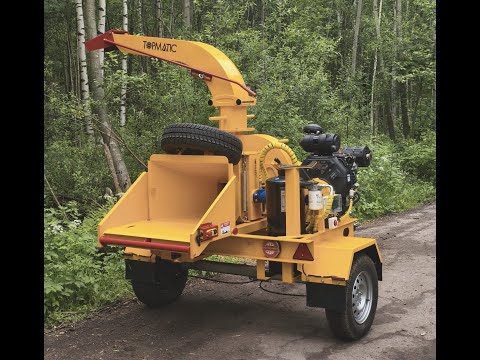 Видео: Topmatic CH-160 измельчитель веток 