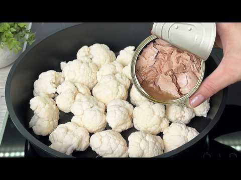 Видео: 🔥 Никто не знает этого рецепта цветной капусты с тунцом! Вкуснее мяса!