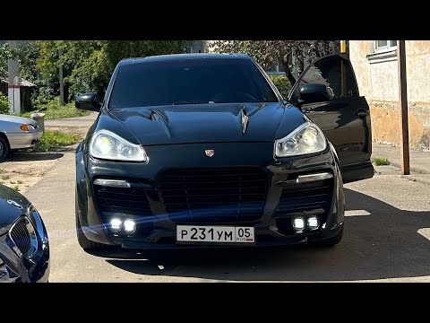 Видео: PORSCHE CAYENNE TURBO 450лс В ШАЛЬНОМ ОБВЕСЕ | ЗАСТУЧАЛ МОТОР | МАХНУЛИСЬ НА РЕДКИЙ PHAETON НА V8
