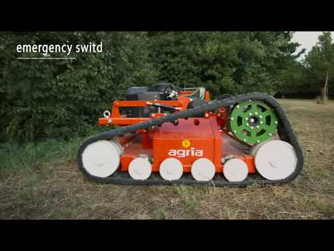 Видео: Косилка для работы на склонах Agria 9600