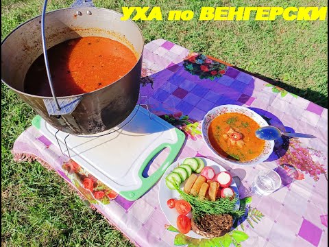 Видео: Вкуснейшая "Уха по Венгерски" или "Халасле" (угор. halászlé) суп рыбака!!!