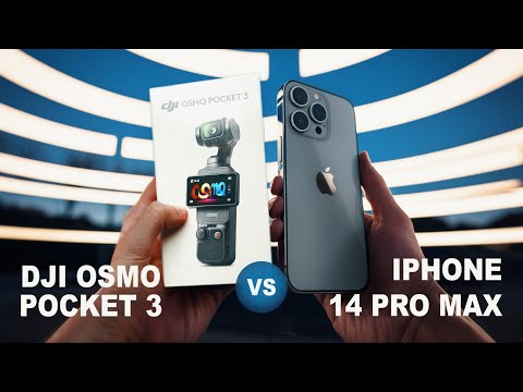 Видео: DJI osmo Pocket 3 vs iPhone 14 Pro max vs Sony a7 IV сравнение  тесты  обзор