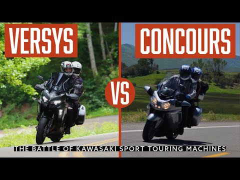 Видео: Concours против Versys 1000 — битва двух великих машин!
