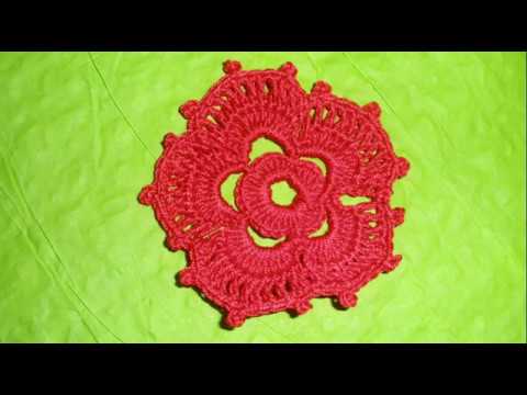 Видео: Цветочный мотив 4