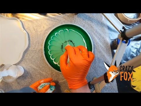 Видео: КИВИ и ПОДСОЛНУХ эпоксидной смолой. Эфир ч.1 | Crazy Fox Art