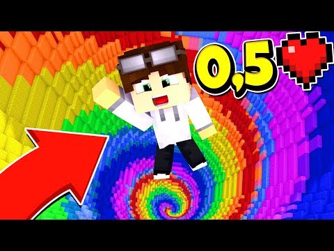 Видео: ПРЫГНИ В 1 БЛОК С ПОЛОВИНОЙ СЕРДЕЧКА! МАЙНКРАФТ КАРТА HALF HEART RACE
