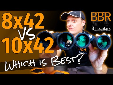 Видео: Бинокль 8x42 или 10x42 — какой лучше?