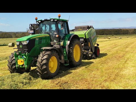 Видео: Прессование и ворошение сена - Грабли без колес?