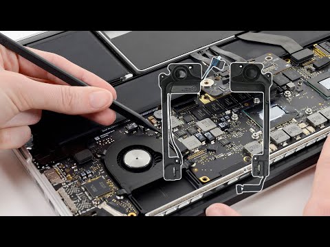 Видео: Как заменить динамики MacBook Pro начала/середины 2015 года