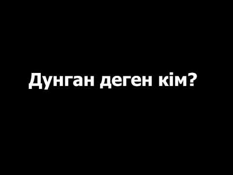 Видео: Дунган деген кім?