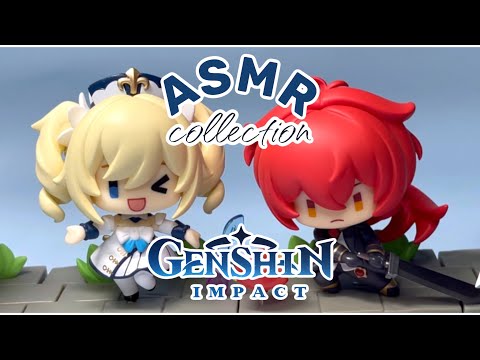 Видео: ASMR | Genshin Impact Collection | Распаковка Фигурок и Значков Геншин Импакт | aliexpress 🍎