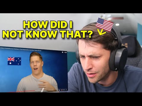 Видео: Американец реагирует на то, как на самом деле обстоят дела в Австралии (культурный шок, который и...