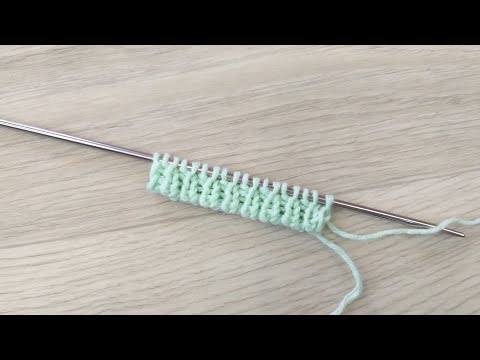 Видео: ФАБРИЧНЫЙ наборный край спицами/Очень простой способ/ Вязание спицами