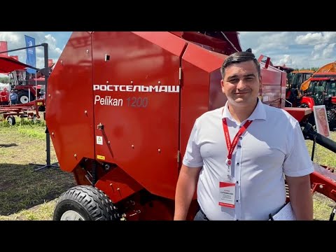 Видео: ПЕЛИКАН за 1.430.000₽ 😳 Обзор пресс-подборщика | День Поля 2022