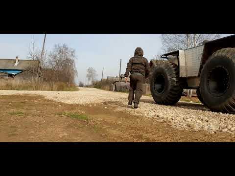 Видео: Вездеход с двигателем тойота 1nz.fe вариатор испытание работы