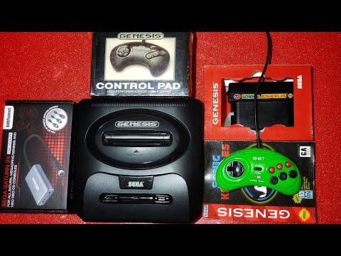Видео: Как выбрать Sega Mega Drive. Обзор Genesis VA4. Полосы Jailbars. Bitfunx SATURN 2XHDMI Line Doubler