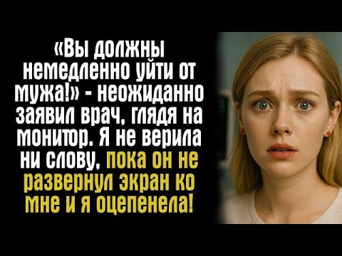 Видео: «Вы должны немедленно уйти от мужа!» — неожиданно заявил врач, глядя на монитор. Я не верила ни....
