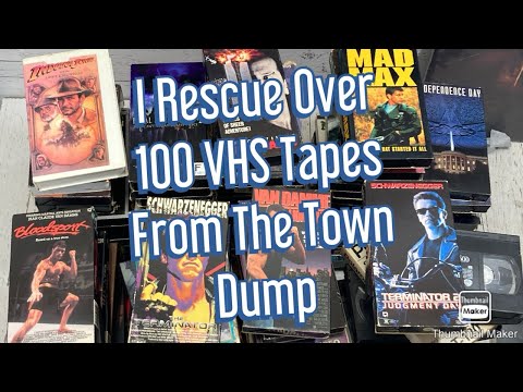 Видео: Я спас более 100 видеокассет с фильмами из городской свалки. Стоило ли их спасать? Физические нос...