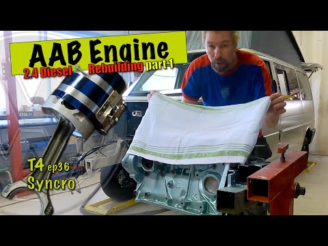 Видео: Восстановление двигателя AAB 2.4D 🔧 часть 1 | VW T4 Syncro Caravelle / Transporter Дизель