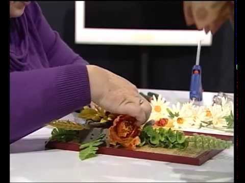 Видео: Уроки рукоделия.  Пано из полевых цветов.