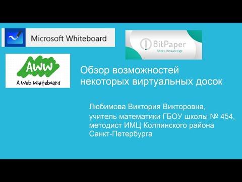 Видео: Обзор некоторых виртуальных досок