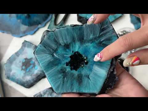 Видео: эффект дыма  на трех разных видах эпоксидных смол