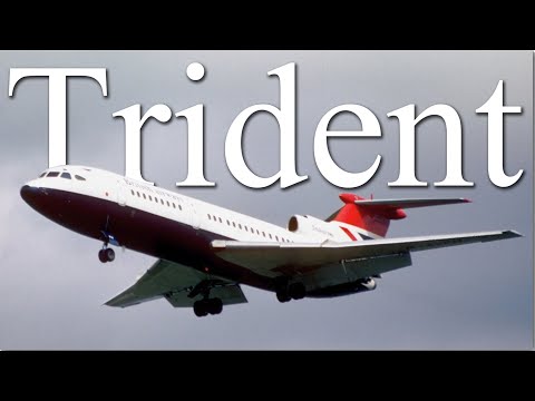 Видео: Hawker Siddeley Trident | Восход и закат могучего трезубца