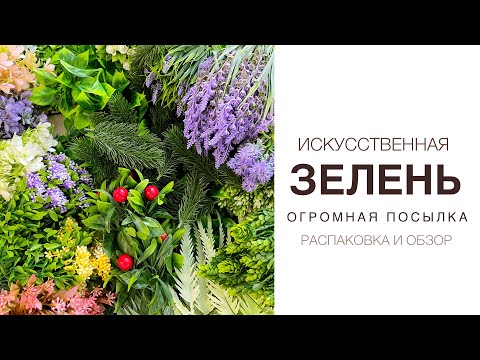 Видео: Зелень для букетов из мыла| Распаковка и обзор