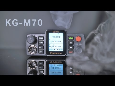 Видео: Wouxun KG-M70. Двухдиапазонная радиостанция с необычным дизайном