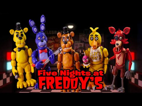 Видео: Обзор Фигурок FNAF Из Пластилина