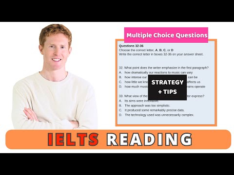 Видео: Тест IELTS по чтению | Чёткая стратегия + практика для MCQ