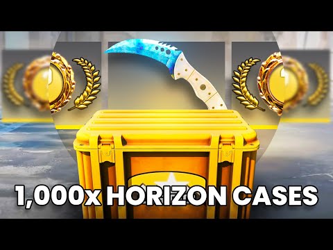 Видео: Я открыл 1000 кейсов Horizon и распаковал МНОГО золота