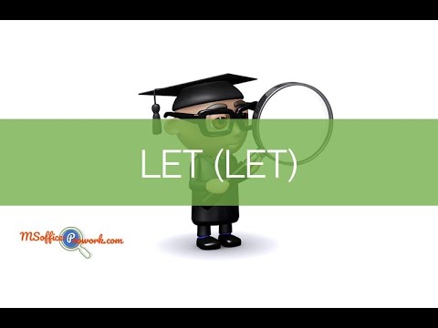 Видео: Функция LET в Excel