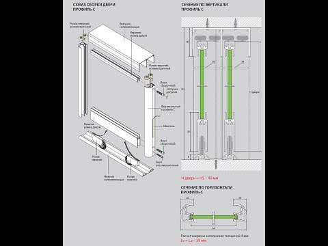 Видео: Как сделать двери шкафа-купе, раздвижные двери