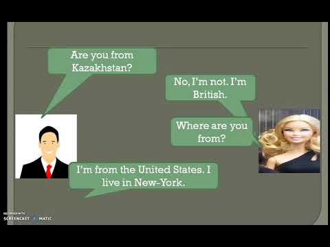 Видео: Ағылшын тілін үйрену Мемлекеттер мен ұлттар
