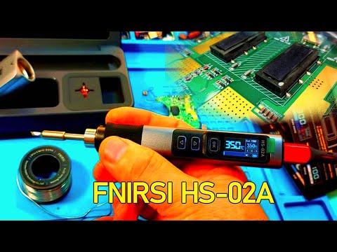 Видео: Fnirsi HS-02A. Паяльник с дисплеем. Что они творят? Будут только такие.