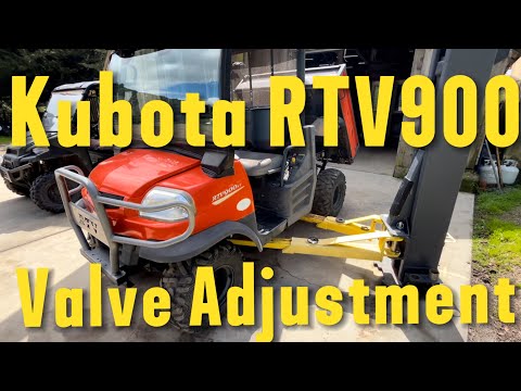 Видео: Регулировка клапанов Kubota RTV900