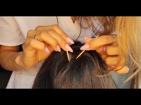 Видео: АСМР Трихолог | МАССАЖ ГОЛОВЫ, перебирание, РАСЧЕСЫВАНИЕ и ШУРШАНИЕ ВОЛОС + ШЕПОТ | Ролевая игра