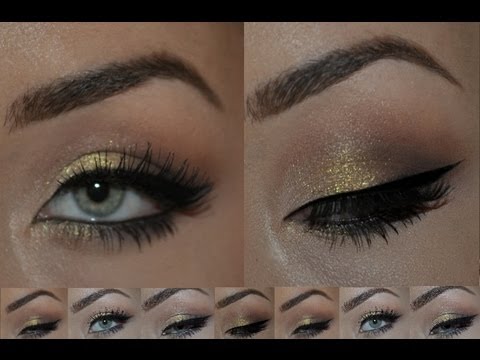 Видео: Красивый вечерний макияж  с золотом