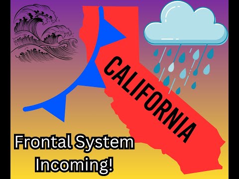 Видео: Погода в Калифорнии: приближается мощная фронтальная система!
