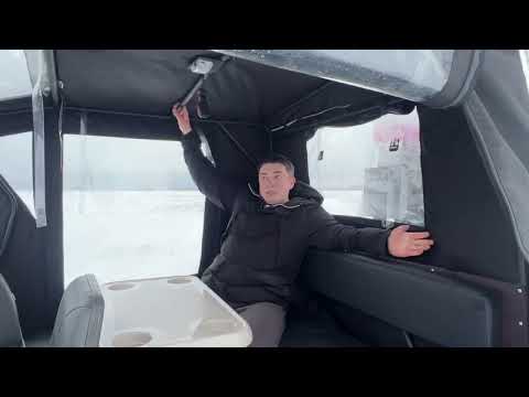 Видео: Популярная модель аэролодки с мощным и надежным двигателем