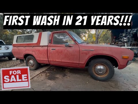 Видео: Datsun 620 Truck Barn 1973 года. Находка. Выживший. Первая мойка. ПРОДАЕТСЯ. ПРОДАНО!!! - Эпизод ...